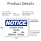 Signmission Laundry Room Hours _ Am To _ Pm Monday, 24 in W x Rectangle, Plastic OS-2PACK-NS-P-1824-L-13979 - alternate 6